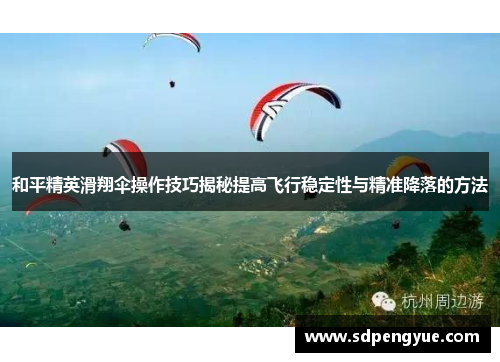 和平精英滑翔伞操作技巧揭秘提高飞行稳定性与精准降落的方法